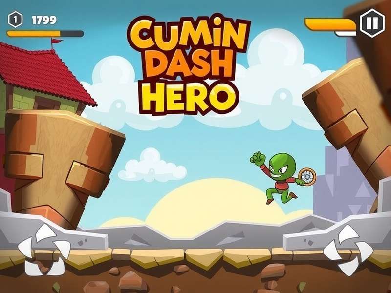 Cumin Dash Hero in action Cumin Dash Hero gameplay screenshot